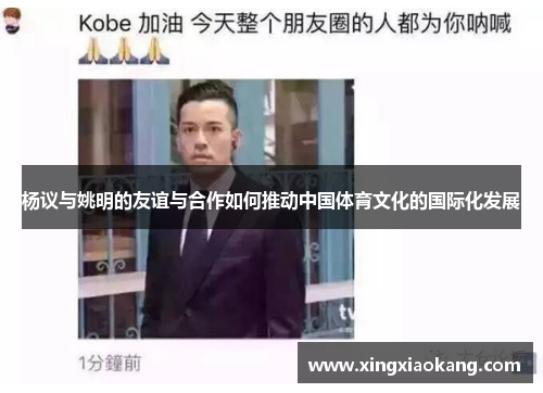 杨议与姚明的友谊与合作如何推动中国体育文化的国际化发展